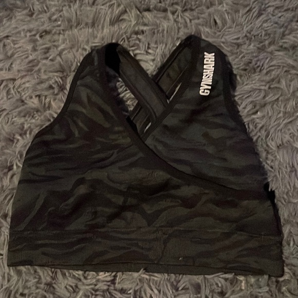 gymshark zebra black sports bra - Picture 1 of 2
